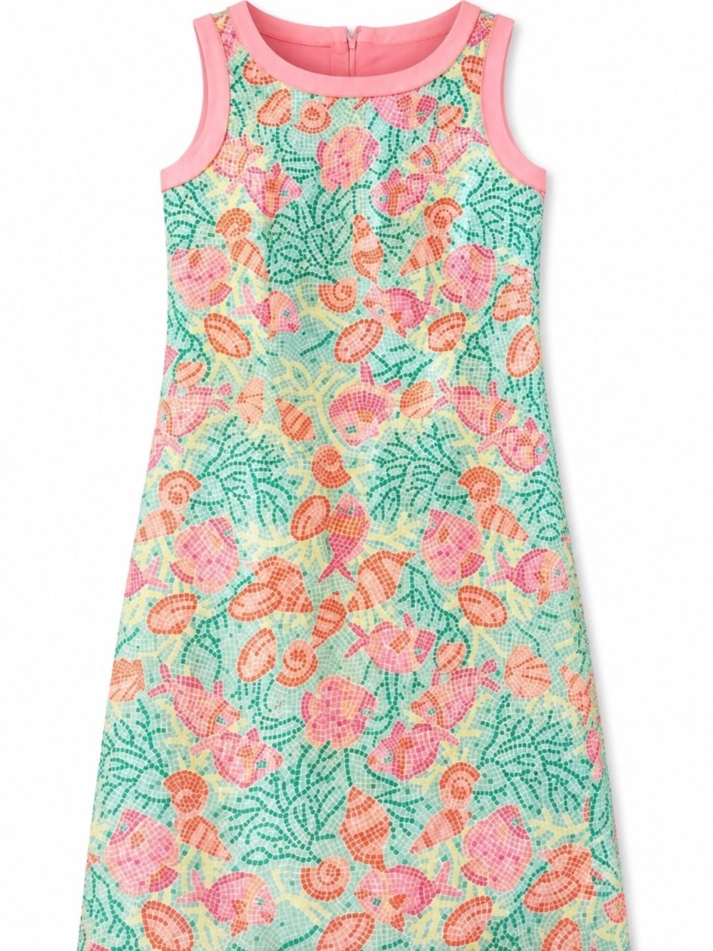 Talbots Nautical Fish Print Shift Dress - size 4 🌟
